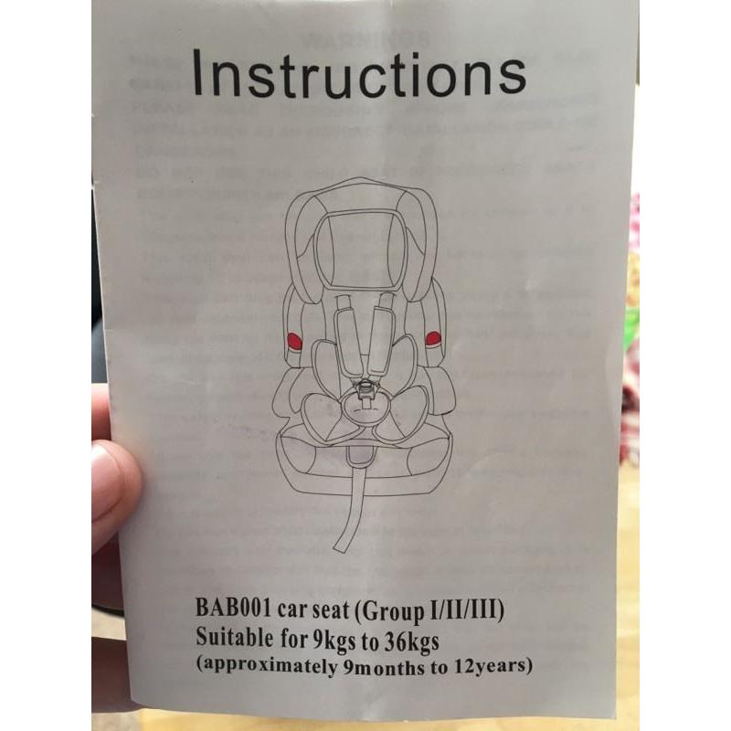 Bebehut car seat model bab001