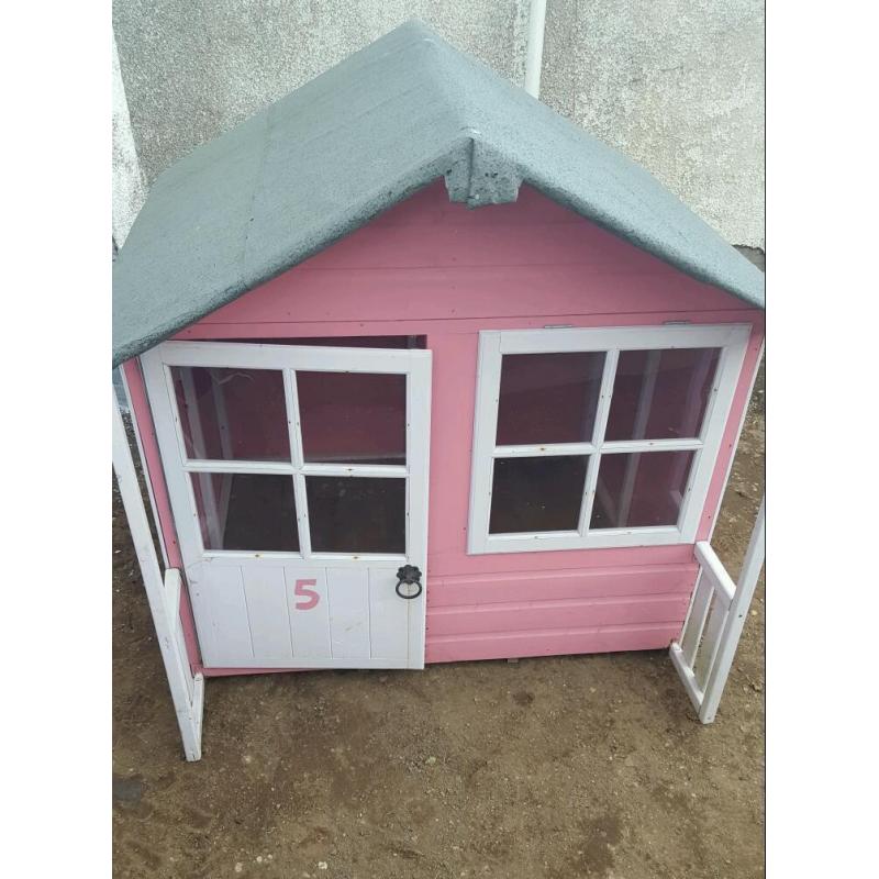Pink playhouse