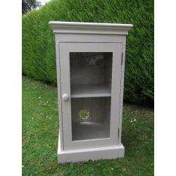 SMALL CUPBOARD WITH GLASS DOOR FOR SALE