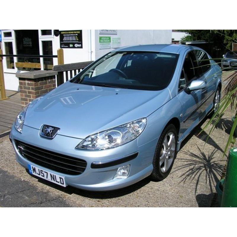 2007 PEUGEOT 407 HDI SE TURBO DIESEL 6 SPEED-9,972 -REPEAT-9,972 MILES FROM NEW WITH PEUGEOT S/H