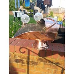 Copper Scuttle - coal holder - fire place