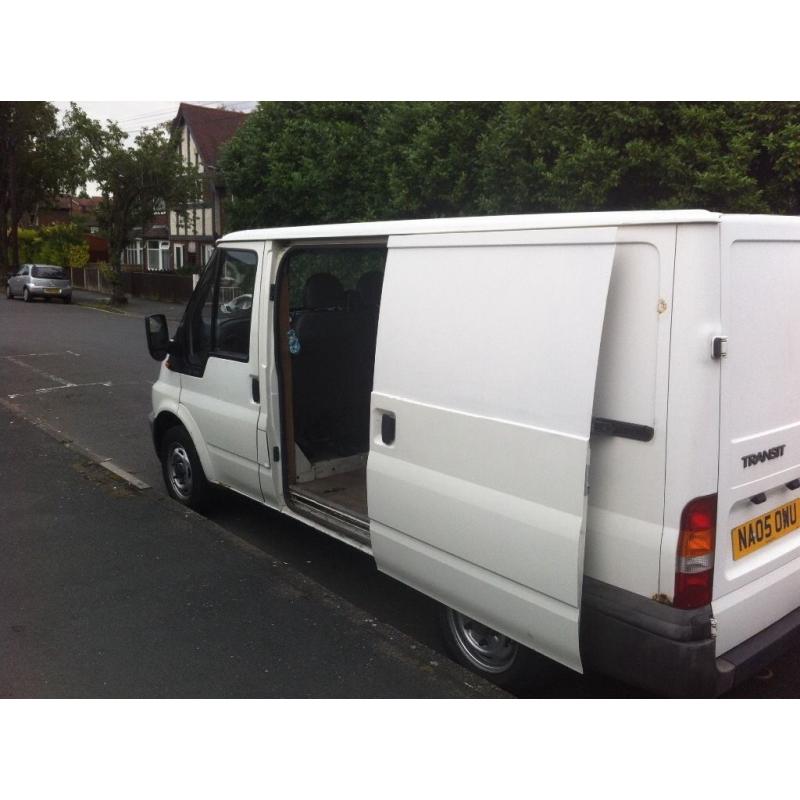 05 plate 2litre transit full mot till may very reliable working van runs and drives mint full cd dvd