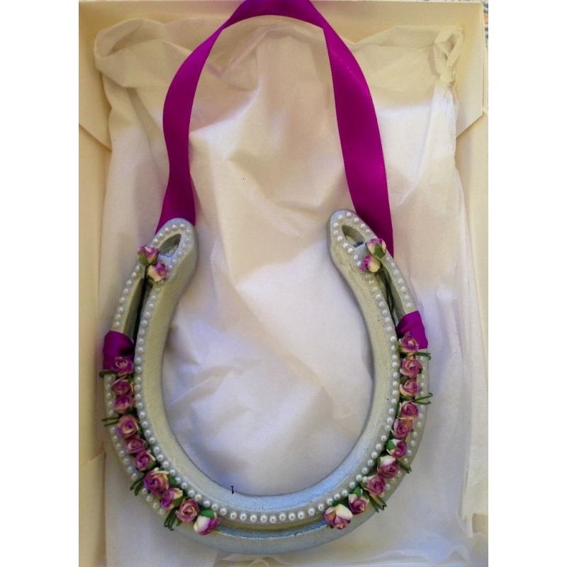 Handmade personalised real horseshoe gifts