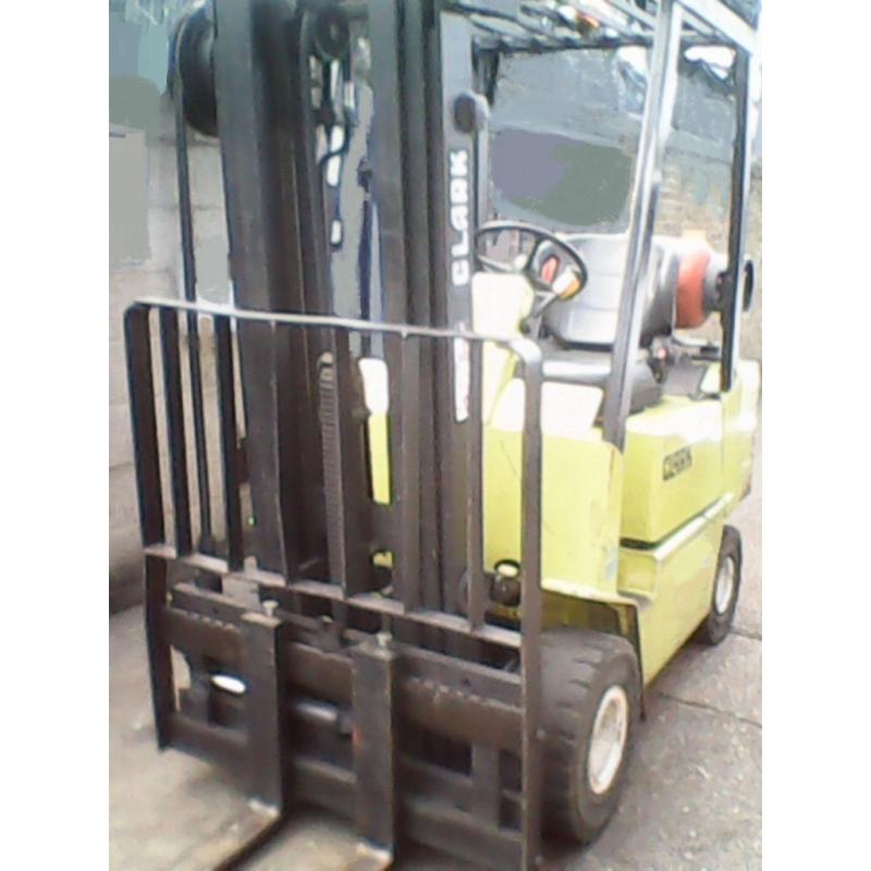 CONTAINER SPEC FFL Gas Forklift Truck SideShift Triplex Mast *LOLER & PUWER Certified* not diesel