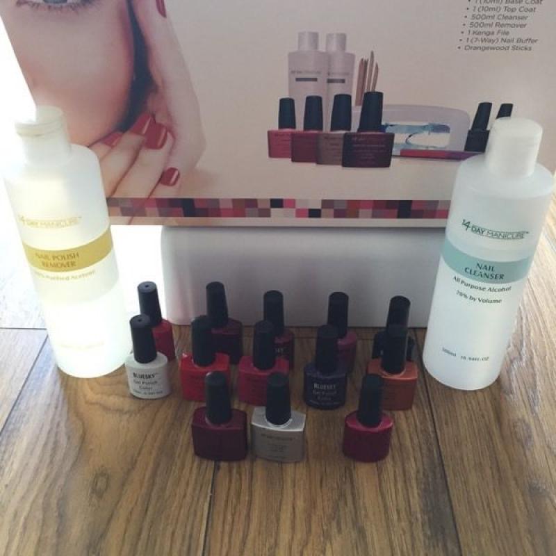 UV NAIL LAMP WITH GEL POLISH