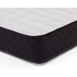 KING SIZE LEATHER BED AND MEMORY FOAM SPRUNG MATTRESS ** FACTORY NEW ** DELIVERED
