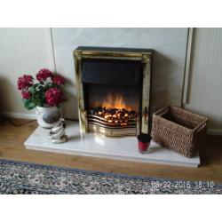 Dimplex free standing electric coal effect fire in good condition.