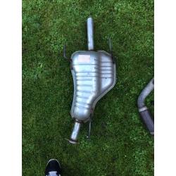 Vauxhall Zafia Down Pipe and Back Box.