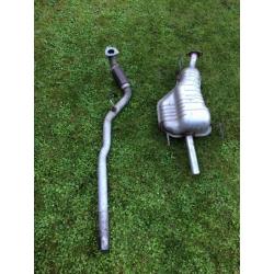Vauxhall Zafia Down Pipe and Back Box.