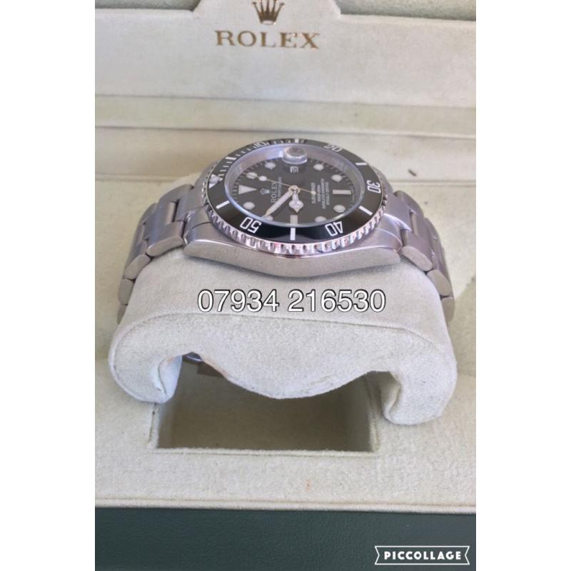 Rolex submariner oyster 40mm luxury automatic divers watch brand new in Swiss box black face