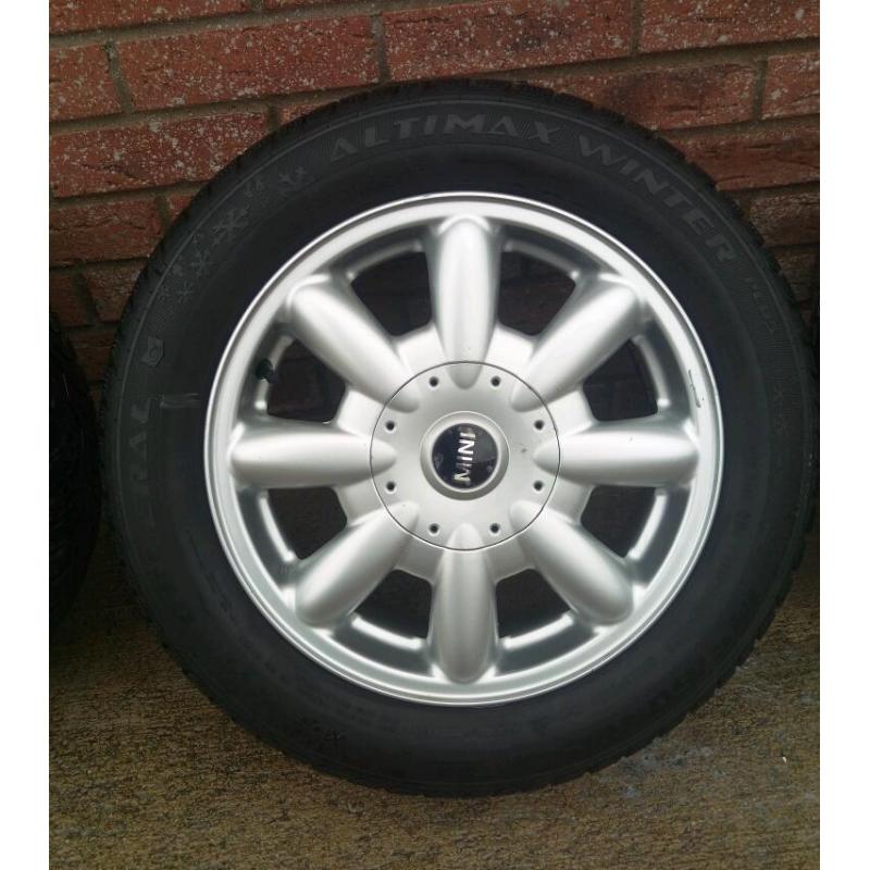 Mini One Cooper 4 stud alloys 4x100