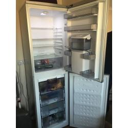 Beko frost free silver fridge freezer with water dispenser