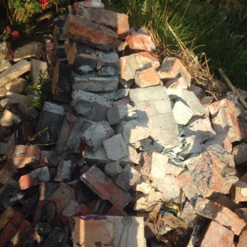 Red brick hardcore free to collector