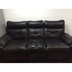 3 seater sofa and a chair