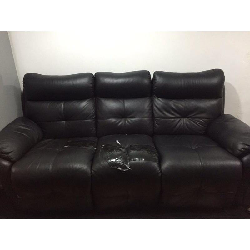 3 seater sofa and a chair
