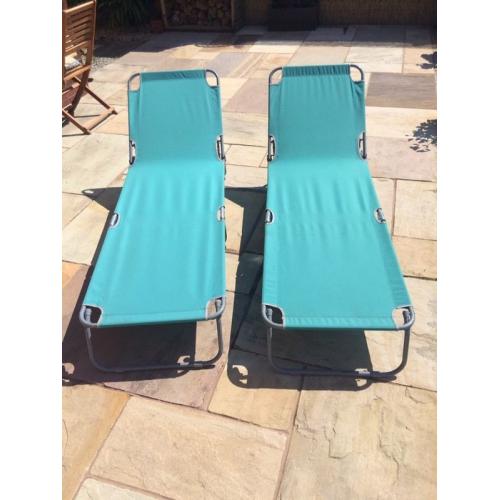 2 x sun loungers