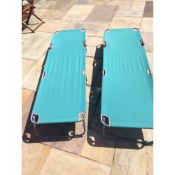 2 x sun loungers