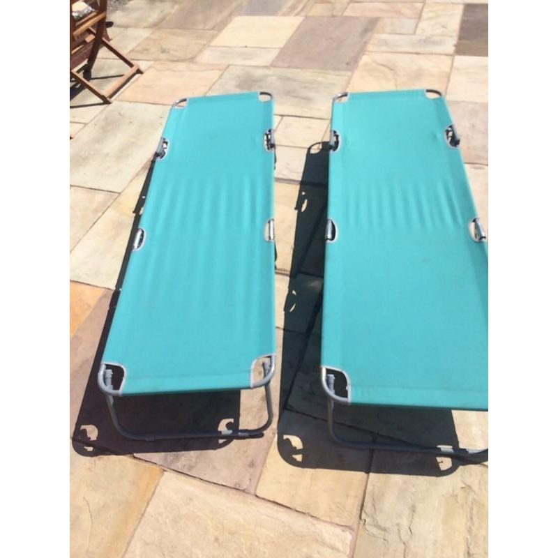2 x sun loungers