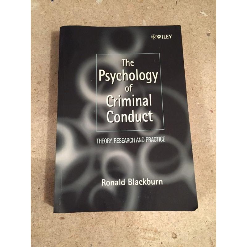 Psychology of Criminal Conduct