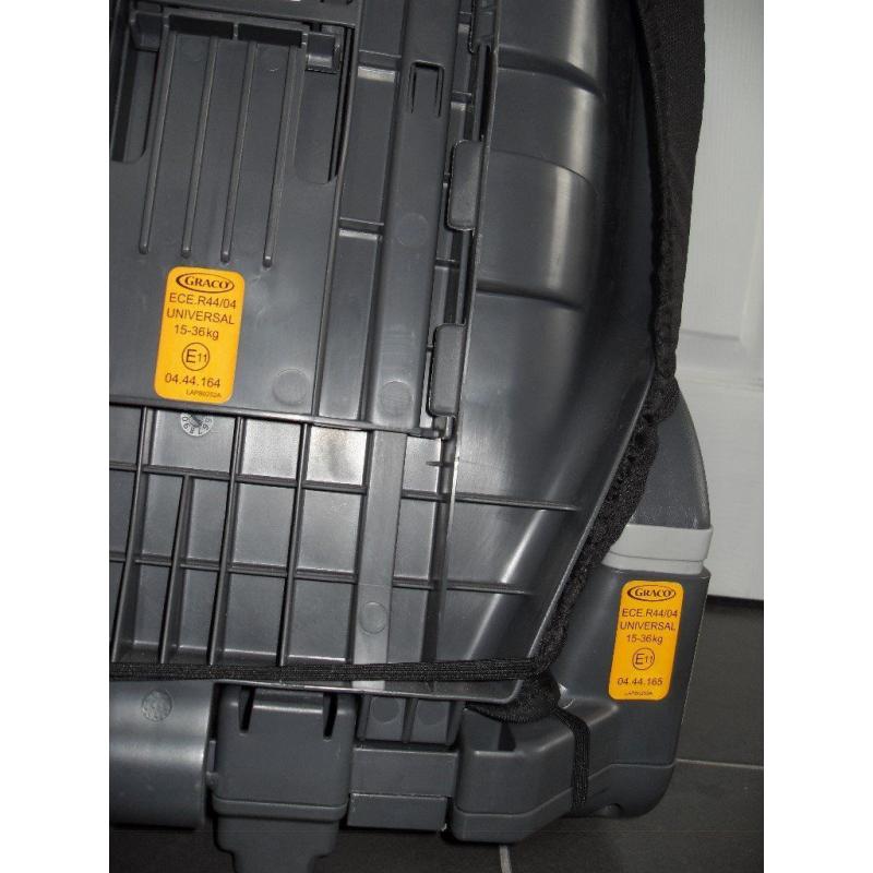 GRACO CAR SEAT - for weight 15kg to 36kg - EXCELLENT CONDITION