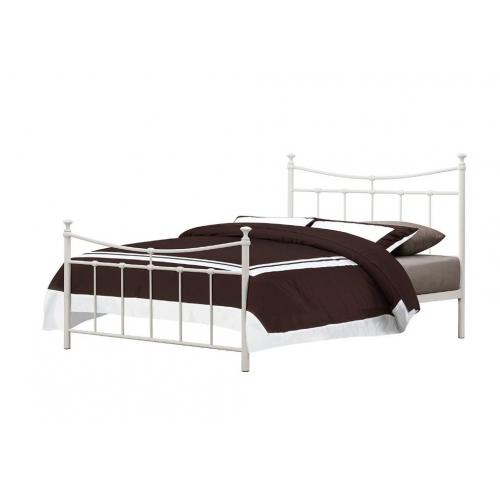 Birlea Emily 4ft6 Double Metal Bed, Cream