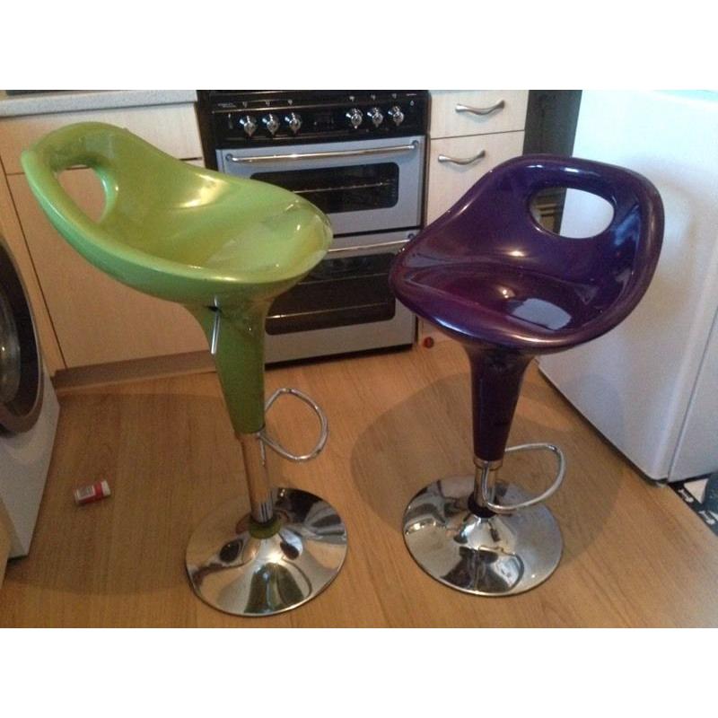 Two bar stools