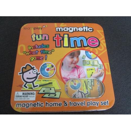 LEARN THE TIME A FUN WAY - "MAGNETIC FUN TIME" - VGC