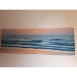 Large canvas of sunset