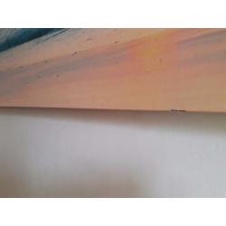 Large canvas of sunset