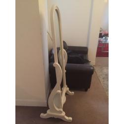 White Freestanding Mirror
