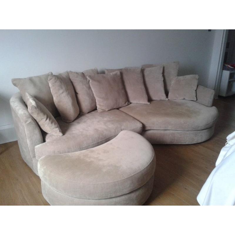Next sofa with footstool