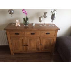 Real wood sideboard