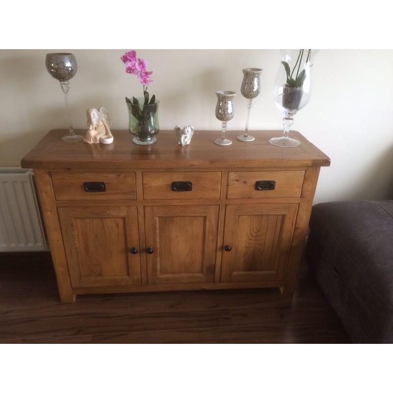Real wood sideboard