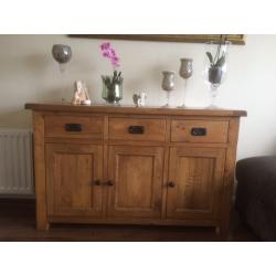 Real wood sideboard
