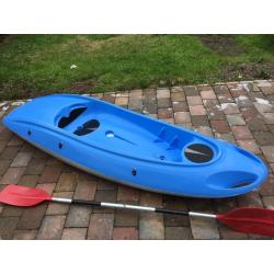 Bic ouassou sport kayak with paddle