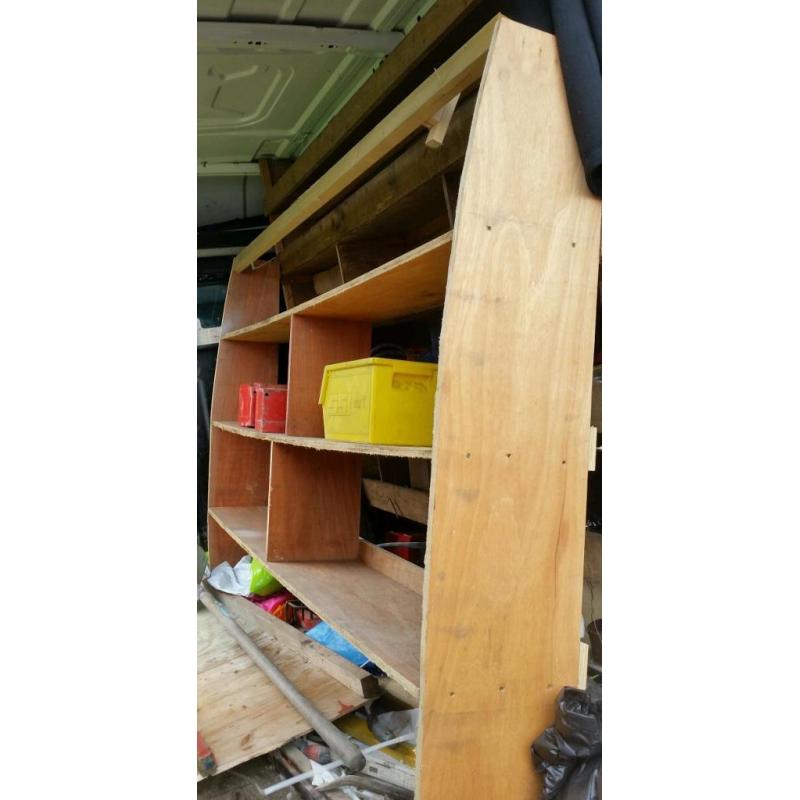 Van shelving would suit LWB van