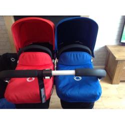 Bugaboo donkey twin Set up including car seats and extras!