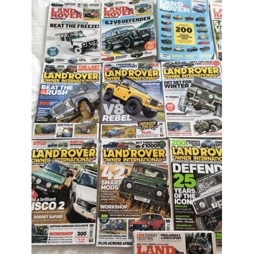 Land Rover magazines