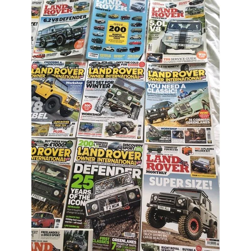 Land Rover magazines