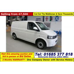 2011 - 11 - VOLKSWAGEN TRANSPORTER T28 2.0TDI 84PS SWB VAN (GUIDE PRICE)