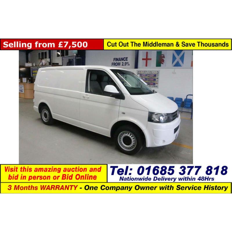 2011 - 11 - VOLKSWAGEN TRANSPORTER T28 2.0TDI 84PS SWB VAN (GUIDE PRICE)