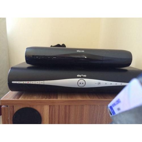 2 sky hd boxes with remote like new