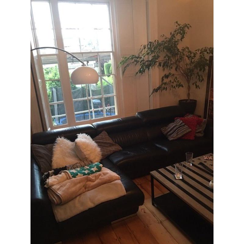 Italian leather couch