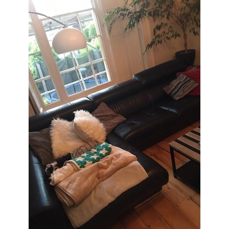 Italian leather couch