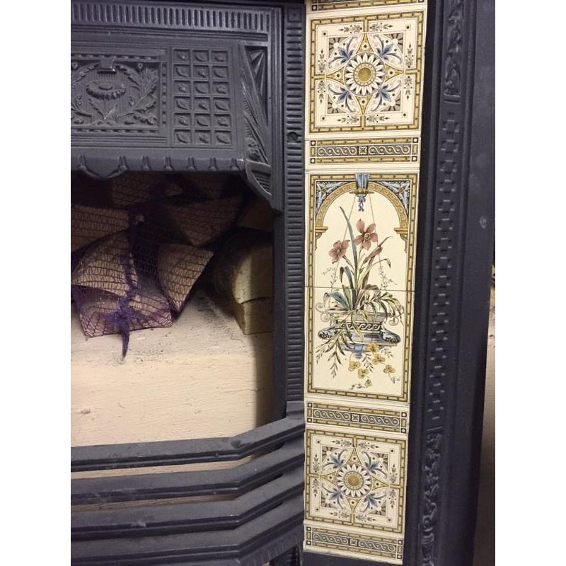 Cast Iron Decorative Fire Insert