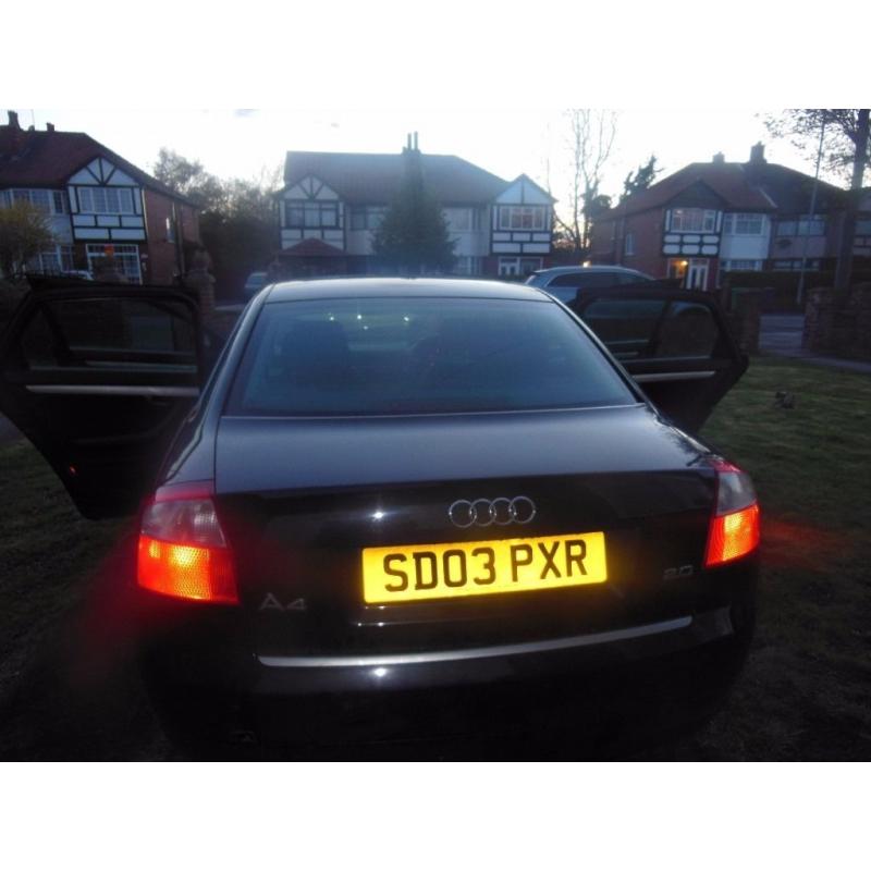 black A4 automatic car in very good condition for sale