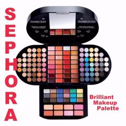 SEPHORA Brilliant Makeup Palette ?130 Colors for Eyes, Lips, Cheeks BNIB Limited Edition