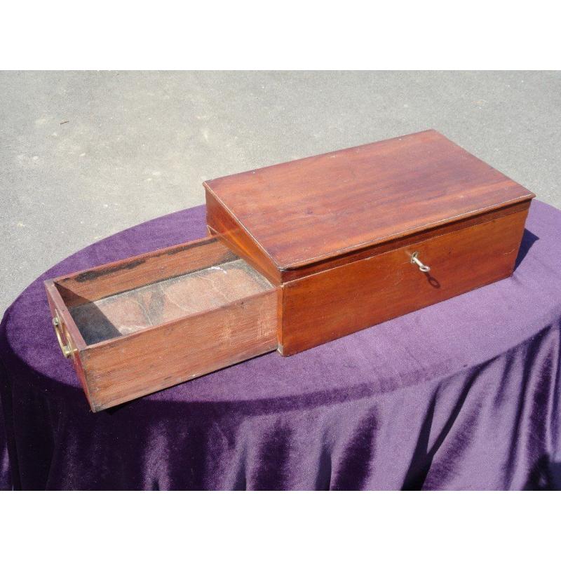 A Victorian rectangular writing slope