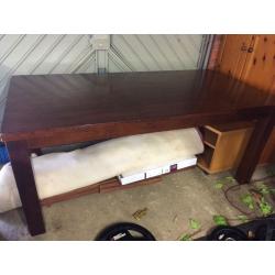 great wooden dining table for 6