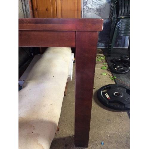 great wooden dining table for 6